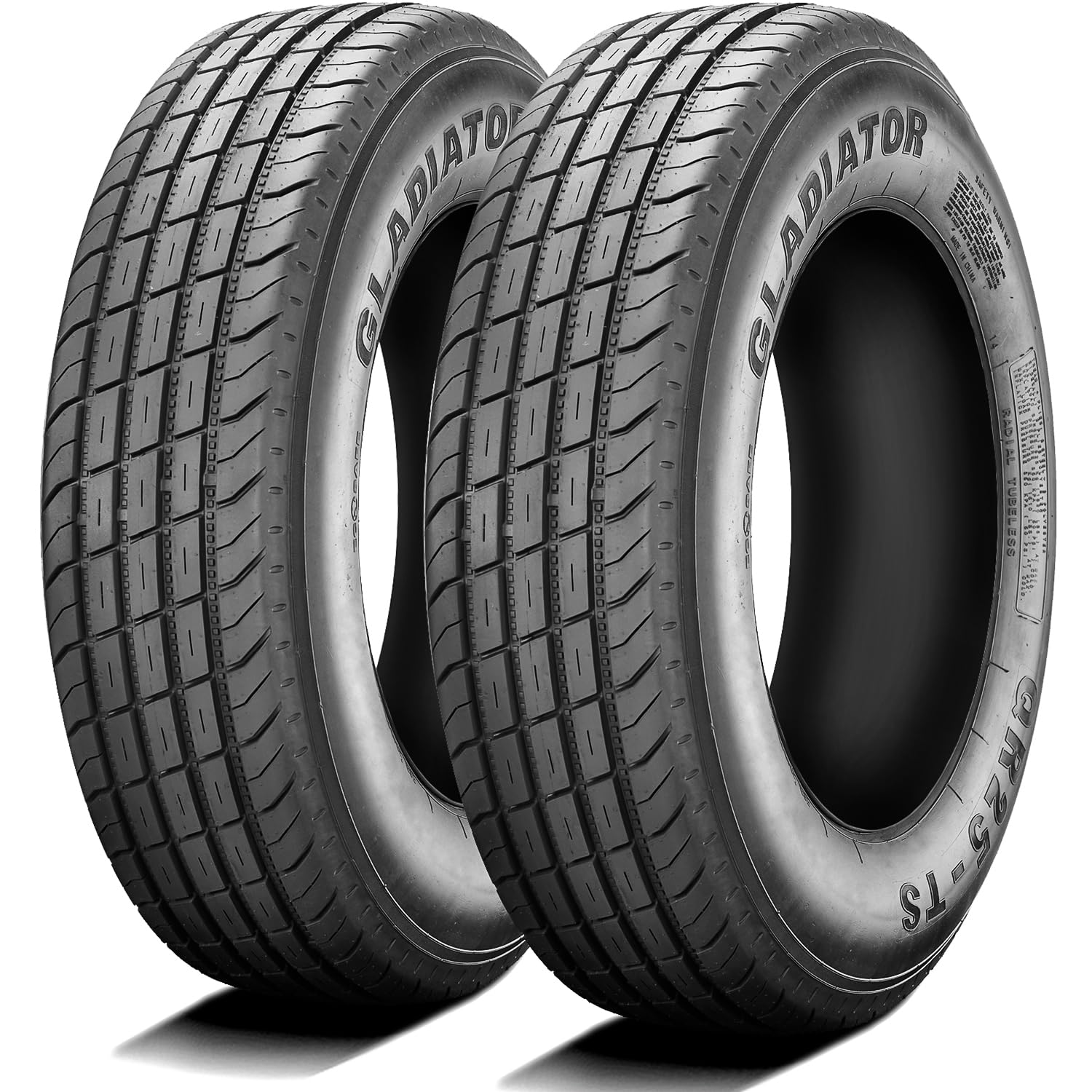 Amazon.com: Gladiator QR25-TS Premium Trailer Radial Tire-ST205